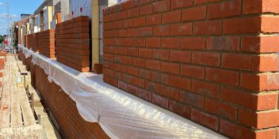 First floor cast stone & face brickwork